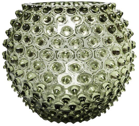 Anna Von Lipa Hobnail Globe Vase 18 Cm Olivegreen Vaser HJEM