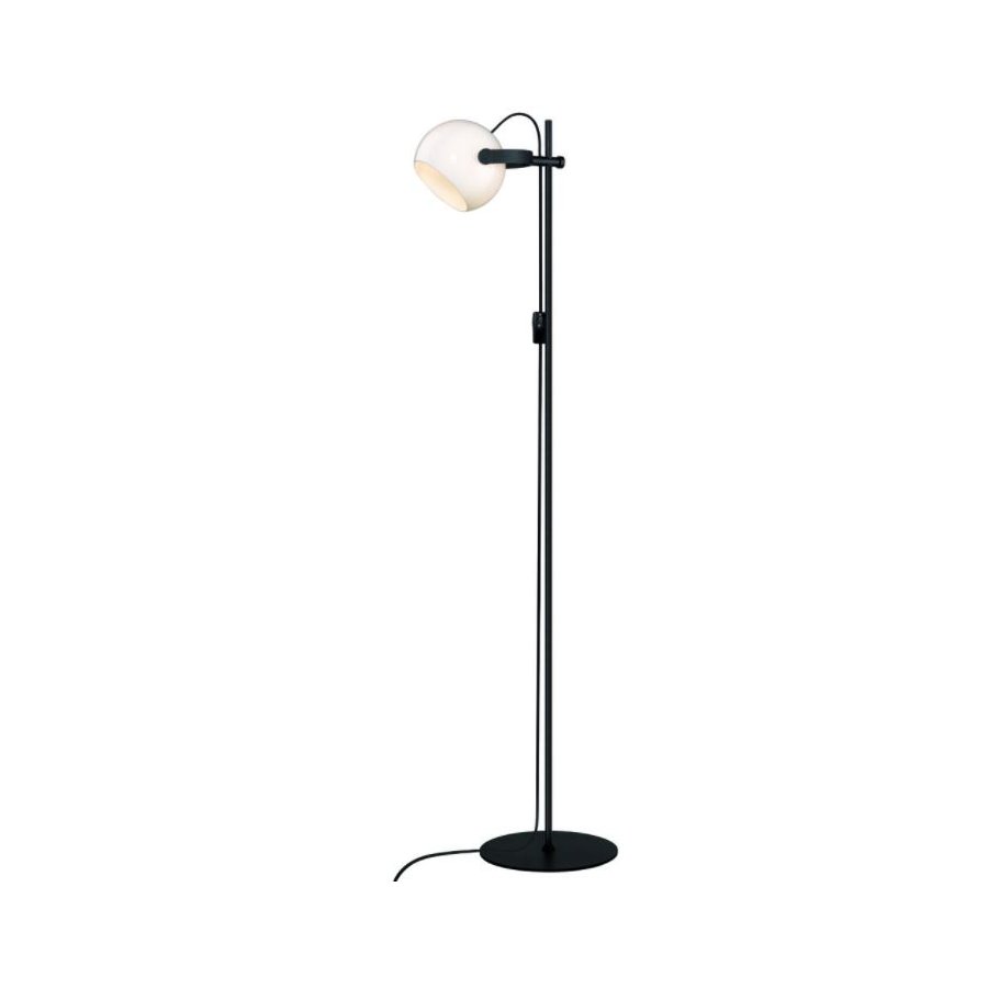 Halo Design D C Opalic Gulvlampe Cm Opal Sort Eg Gulvlamper