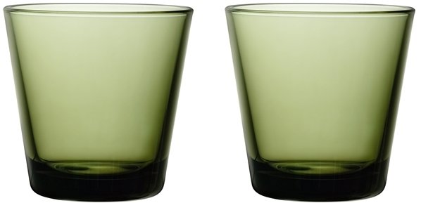 Iittala Kartio Drikkeglas 2 stk 21 cl Mosgrøn Vandglas HJEM