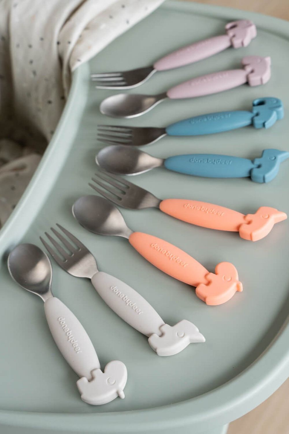 Done by Deer Kinderbesteck Easy-Grip