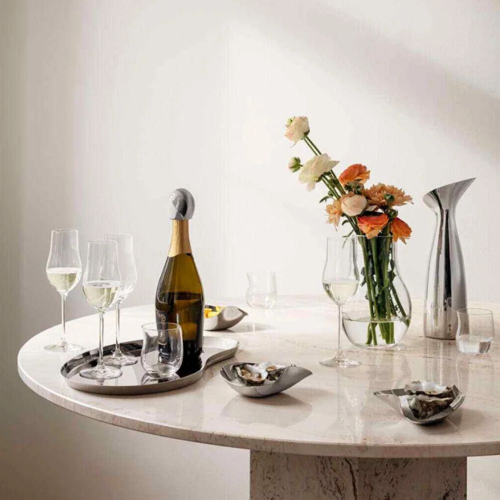 Georg Jensen Indulgence karaf 1 l, gepolijst staal