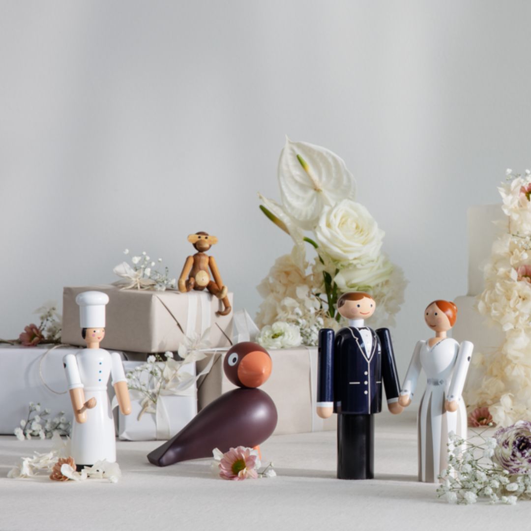 Kay Bojesen Figuren in festlicher Anordnung