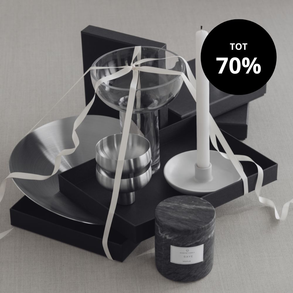 Elegant, minimalistisch cadeau in zwart/wit