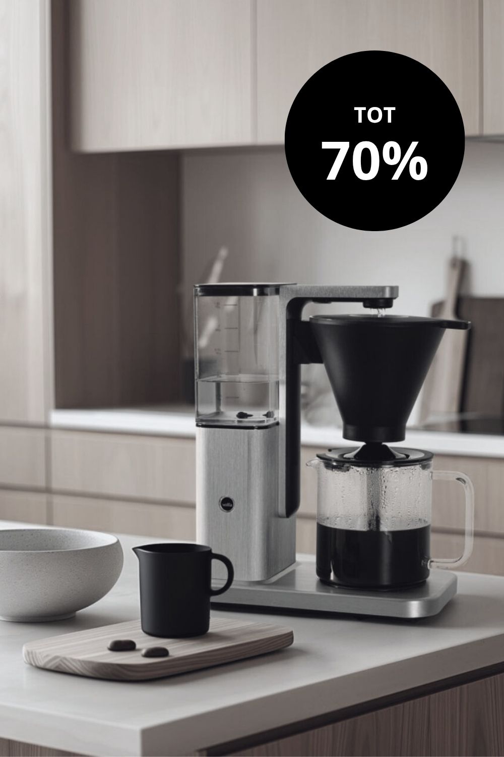 Wilfa koffiemachine zwart