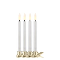 Kerzenhalter und Weihnachtsbaumbeleuchtung