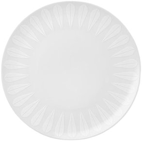Lucie Kaas Lotus Teller 28 cm, Weiß