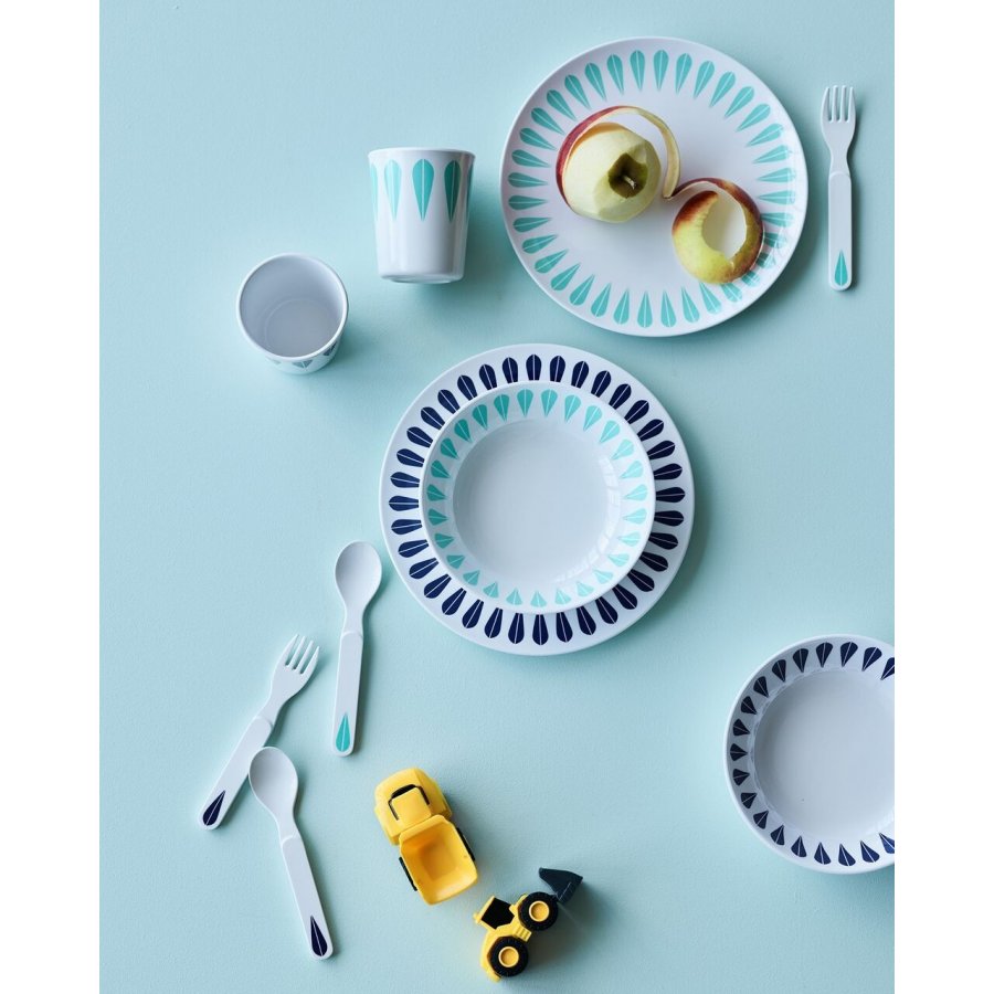 Lucie Kaas Lotus b�rnesk�l �15 cm, Mint gr�n