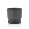 Lucie Kaas Gro Urtepotte H12,5 cm, Gun metal
