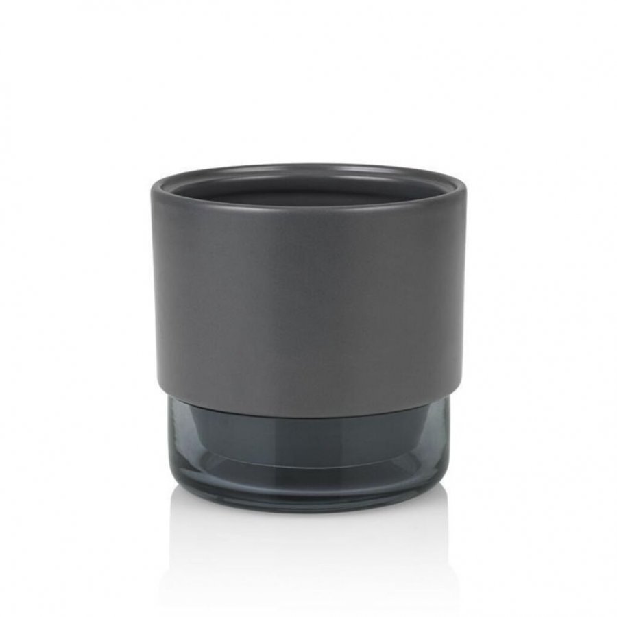 Lucie Kaas Gro Urtepotte H12,5 cm, Gun metal