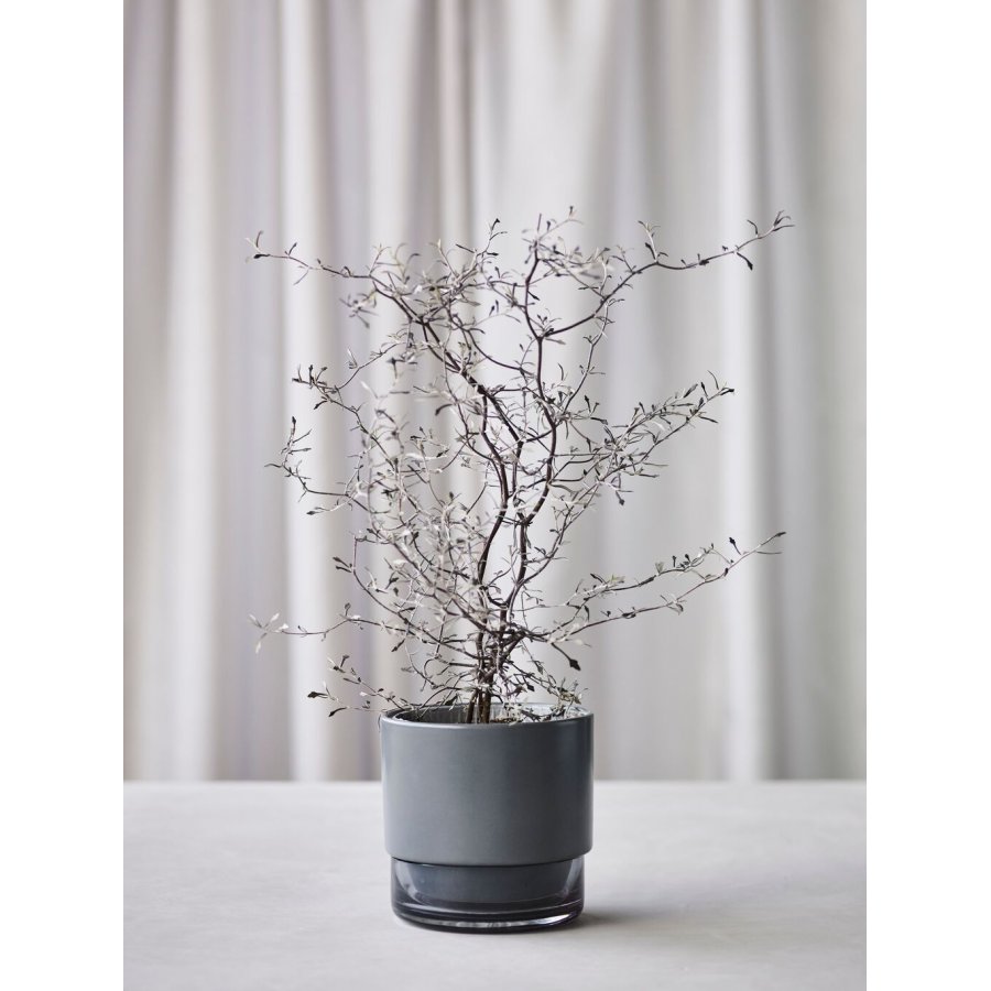 Lucie Kaas Gro Urtepotte H12,5 cm, Gun metal