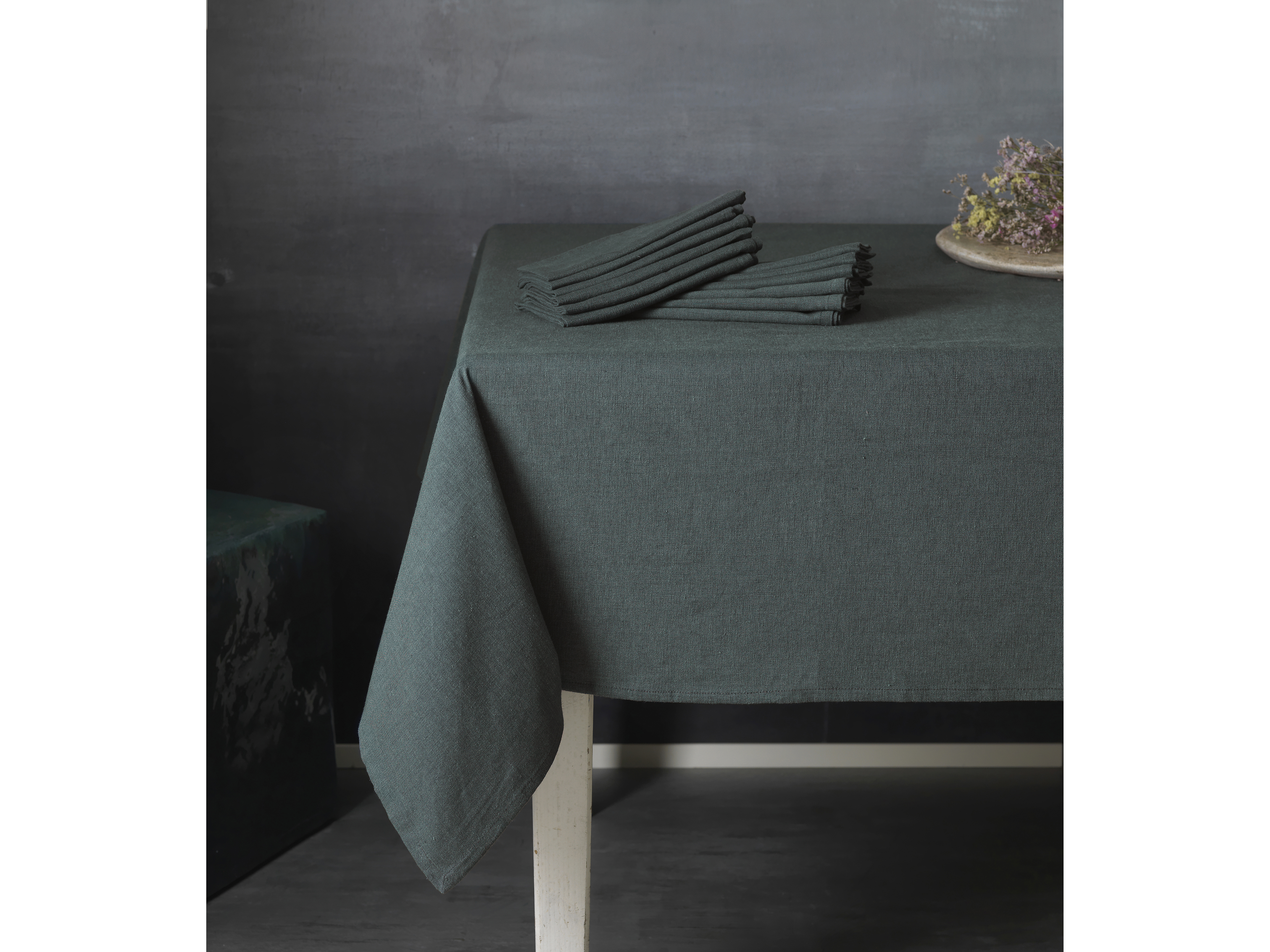 Bastian Tischdecke 320x140 cm, Forest Green
