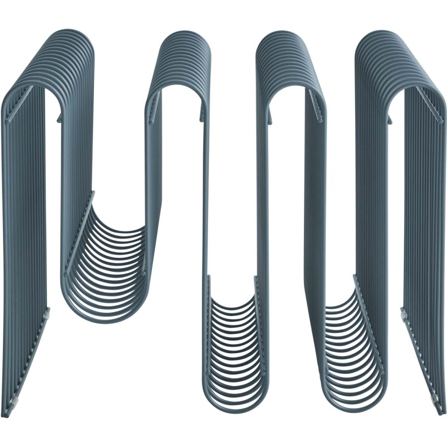 AYTM CURVA Zeitschriftenhalter H30,3 cm, Dusty Blue