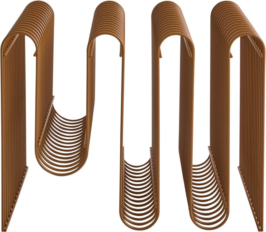 AYTM CURVA Zeitschriftenhalter H30,3 cm, Amber