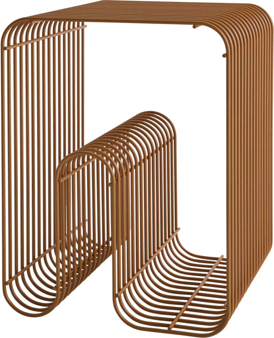 AYTM CURVA Hocker H43 cm, Amber