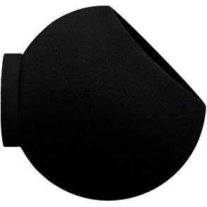 AYTM GLOBE Blumentopf Wandhngend H15,4 cm, Schwarz