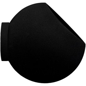 AYTM GLOBE Blumentopf Wandhngend H18,8 cm, Schwarz