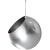 AYTM GLOBE Hängender Blumentopf H28 cm, Silber