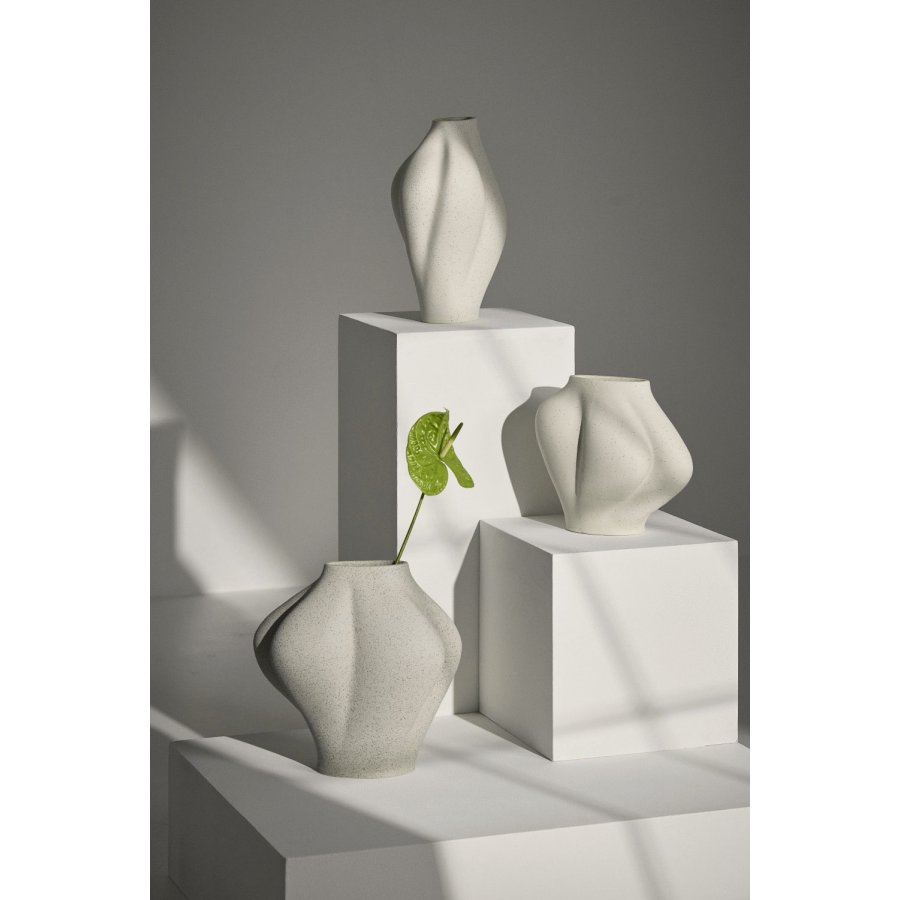 AYTM SALTARE Vase H25 cm, Cream