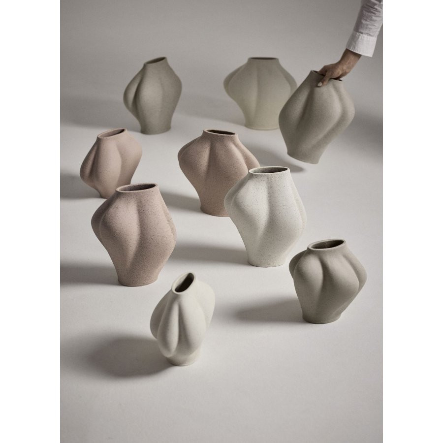 AYTM SALTARE Vase H25 cm, Light Taupe