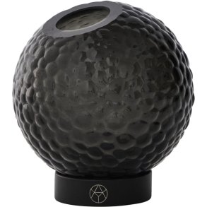 AYTM GLOBE BUBBLES Vase H10 cm, Schwarz