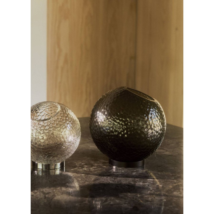 AYTM GLOBE BUBBLES Teelichthalter H9,5 cm, Klar