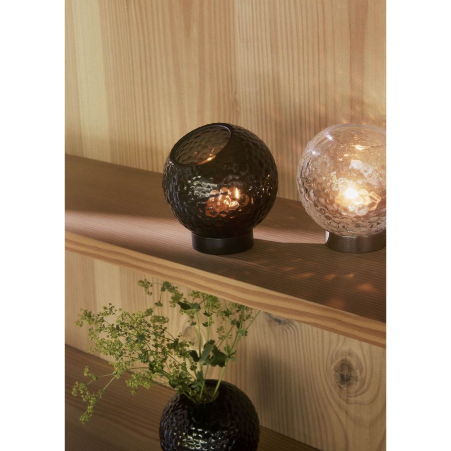 AYTM GLOBE BUBBLES Teelichthalter H9,5 cm, Klar