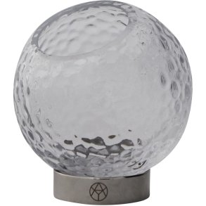 AYTM GLOBE BUBBLES Teelichthalter H9,5 cm, Klar