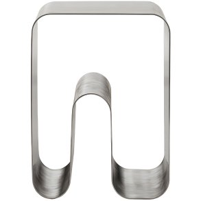 AYTM CURVA SOLID Skammel H43,2 cm, S�lv