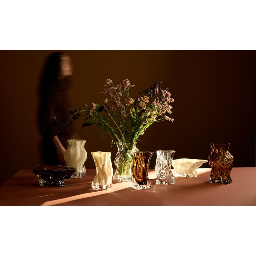AYTM VENA Vase H24,5 cm, Dark Cream
