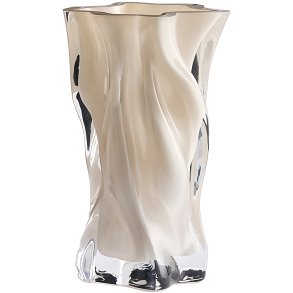 AYTM VENA Vase H24,5 cm, Dark Cream