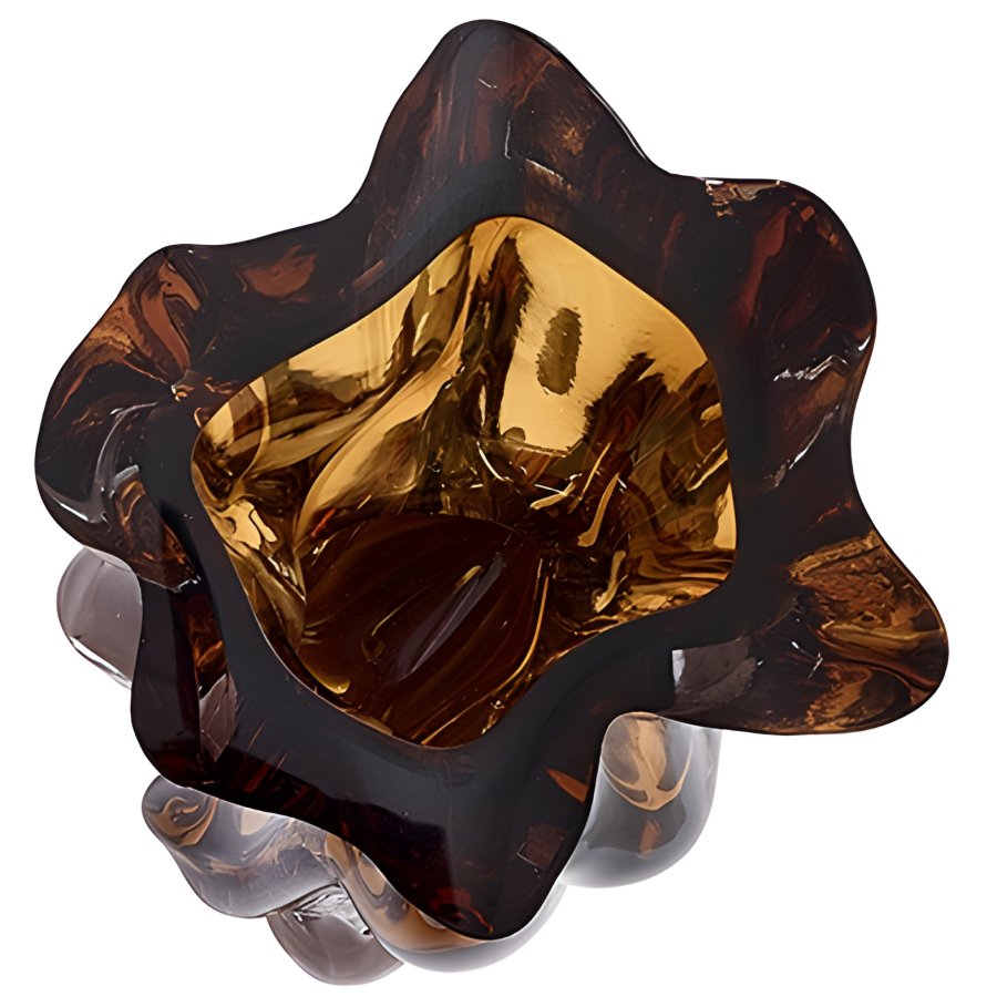 AYTM VENA Vase H24,5 cm, Amber