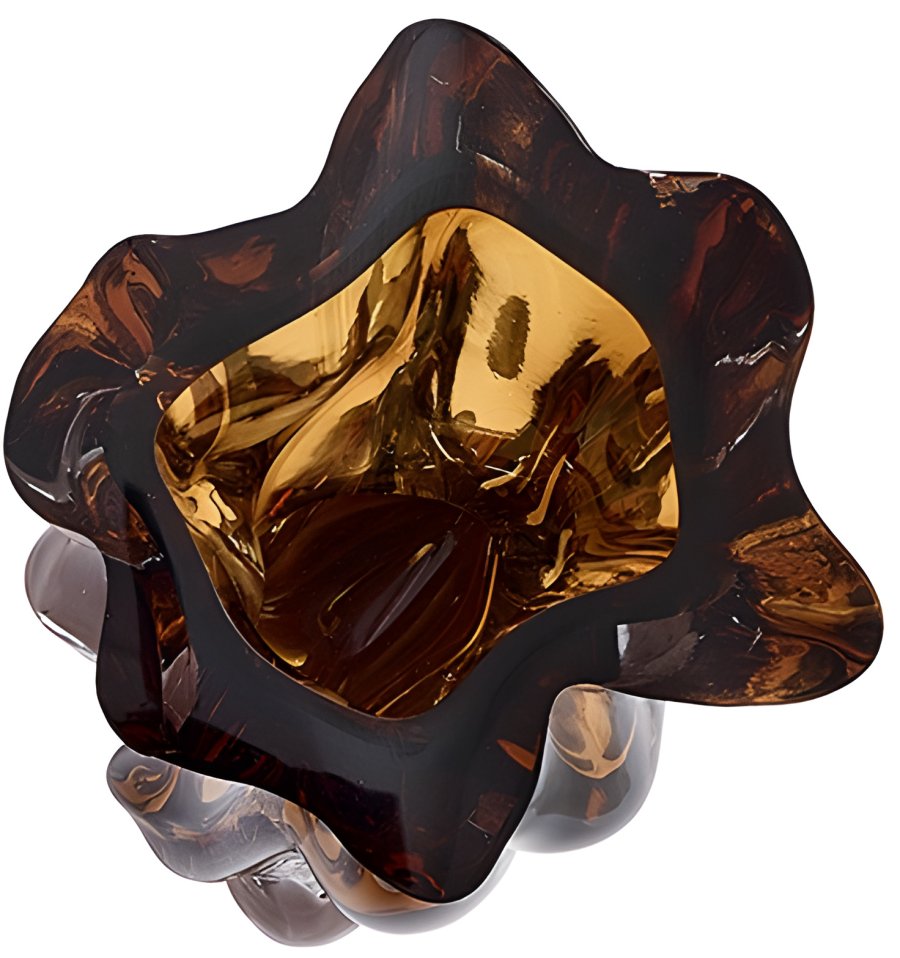 AYTM VENA Vase H24,5 cm, Amber