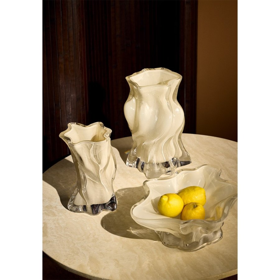 AYTM VENA Vase H29 cm, Dark Cream