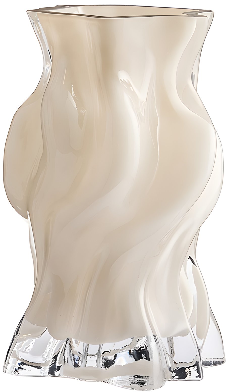 AYTM VENA Vase H29 cm, Dark Cream