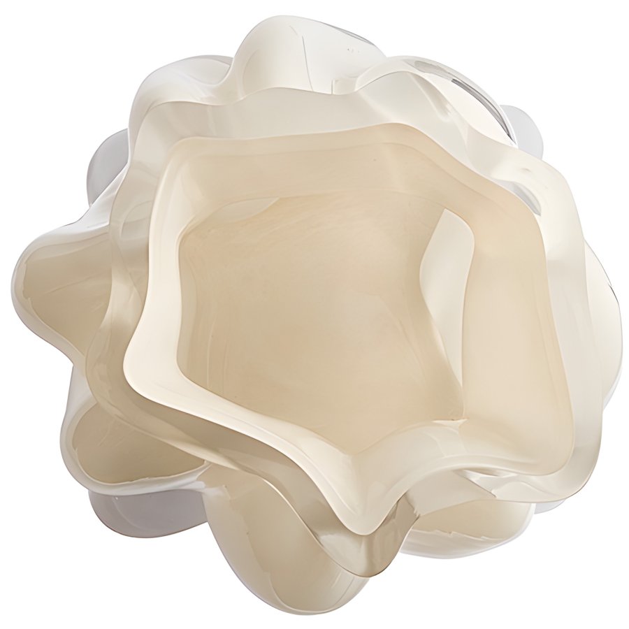 AYTM VENA Vase H29 cm, Dark Cream