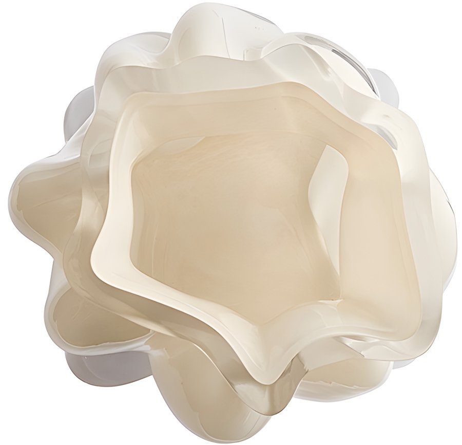 AYTM VENA Vase H29 cm, Dark Cream