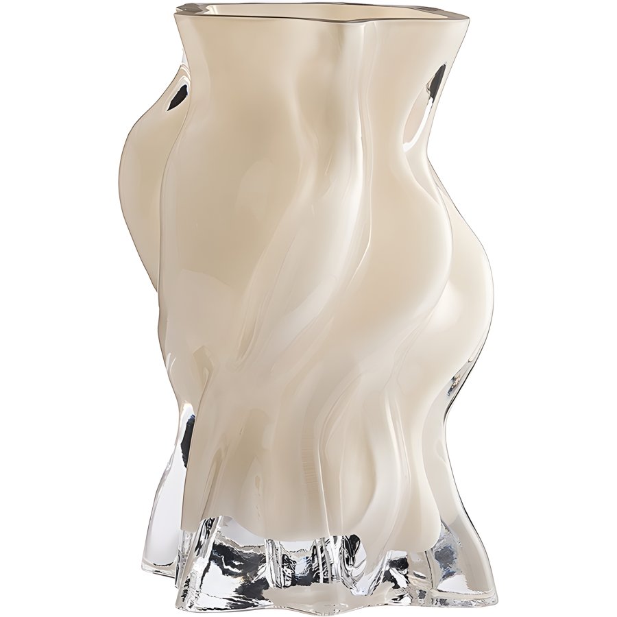 AYTM VENA Vase H29 cm, Dark Cream