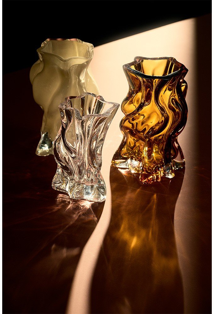 AYTM VENA Vase H29 cm, Amber