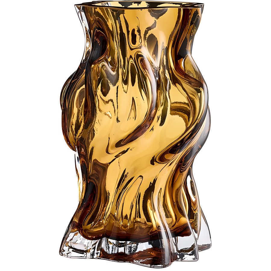 AYTM VENA Vase H29 cm, Amber