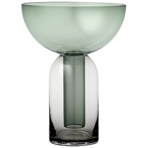 AYTM Torus Vase H19.5 cm, Schwarz/Forest