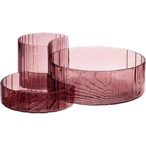 AYTM CONCHA Skål 3 stk, Rosa