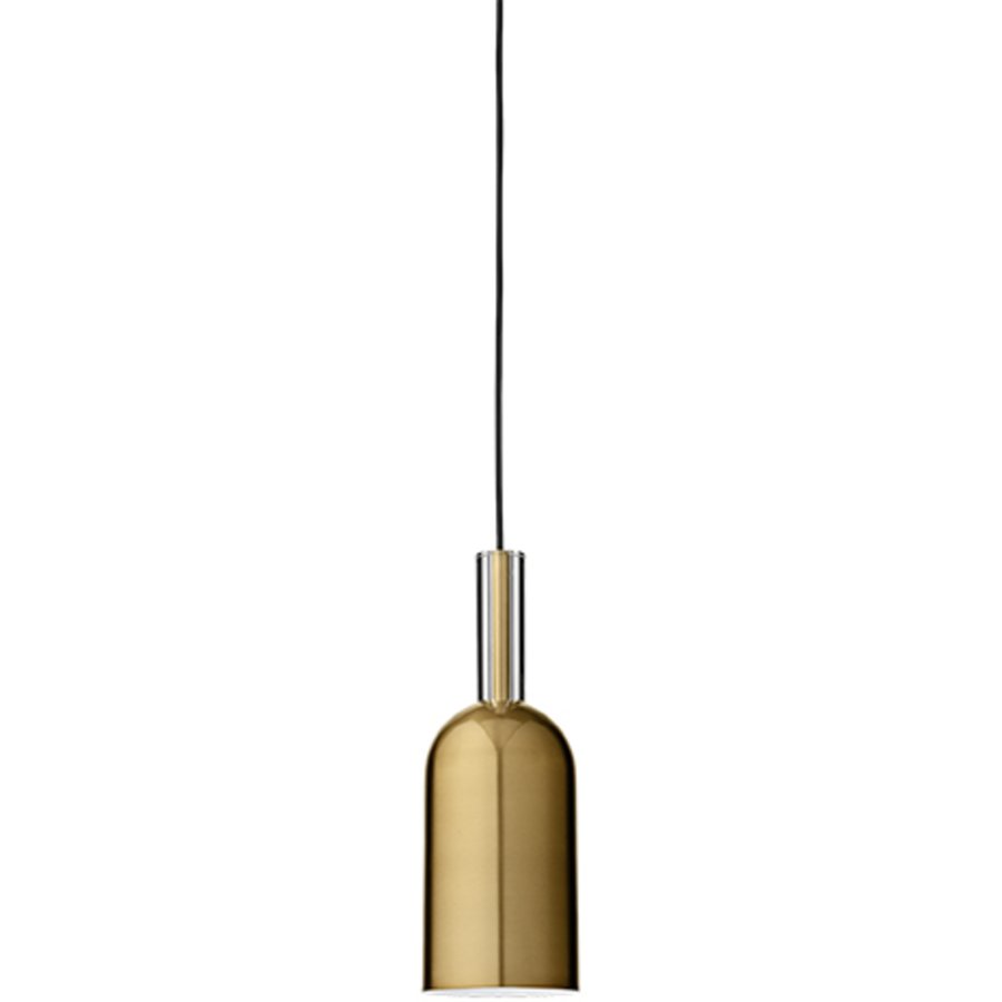 AYTM Luceo Zylinderlampe 12 cm, Gold/Klar