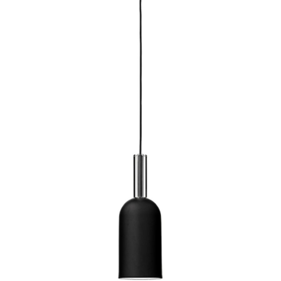 AYTM Luceo Zylinderlampe 12 cm, Schwarz/Klar