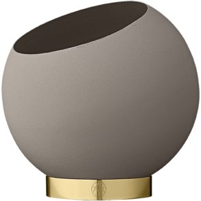 AYTM GLOBE Urtepotte H15,4 cm, Taupe