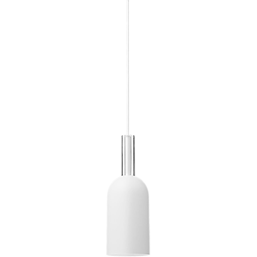 AYTM Luceo Zylinderlampe 12 cm, Wei/Klar