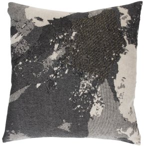 AYTM FLOREO Pude 45x45 cm, Taupe/Gr/Sort/Guld