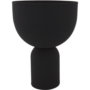 AYTM Torus Blumentopf H23 cm, Schwarz