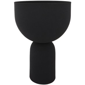 AYTM Torus Blumentopf H30.6 cm, Schwarz