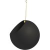 AYTM Globe Blumentopf hngend H28 cm, Schwarz