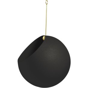 AYTM GLOBE Urtepotte Hængende H28 cm, Sort